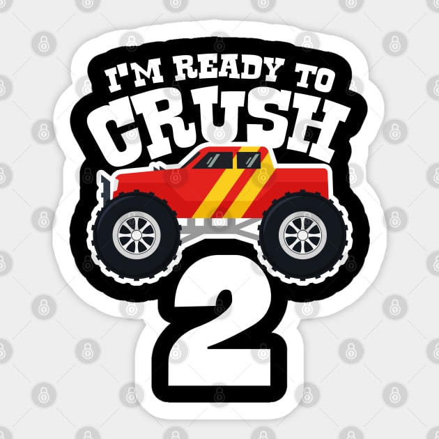 I'M Ready to Crush 2 Sticker by Megadorim